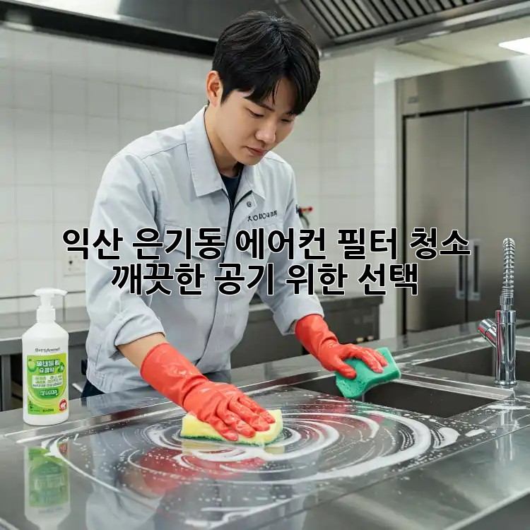 익산 은기동 에어컨 필터 청소, 깨끗한 공기 위한 선택!