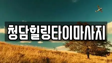 청담힐링타이마사지