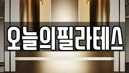 오늘의필라테스