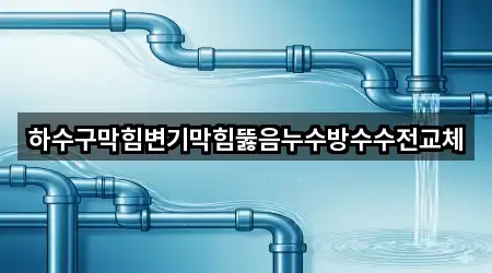 하수구막힘변기막힘뚫음누수방수수전교체