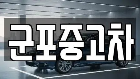경기도 군포시 중고차 전문 군포중고차