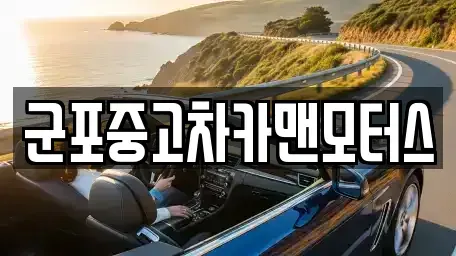 경기도 군포시 중고차 전문 군포중고차카맨모터스