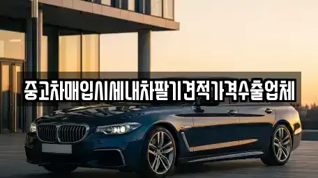 경기도 부천시 오정구 고강동 중고차매입 전문 중고차매입시세내차팔기견적가격수출업체