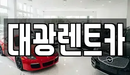 광주 북구 우산동 장기렌트카 전문 대광렌트카