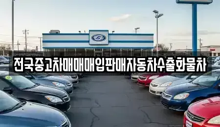 충남 천안시 서북구 두정동 중고차매입 전문 전국중고차매매매입판매자동차수출화물차